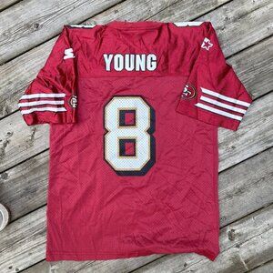 Vintage 1997 Starter Steve Young San Francisco 49ers Jersey 8